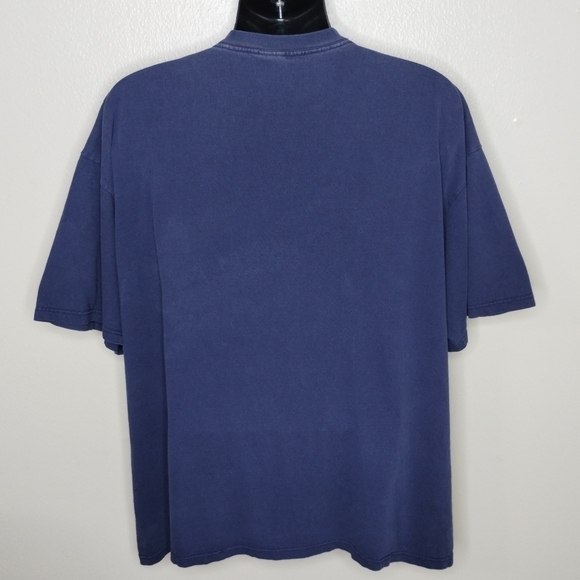 VINTAGE 90s US Navy Men’s 2XL T-shirt Military Tee Made In USA Soffe Crew Neck - Picture 5 of 7